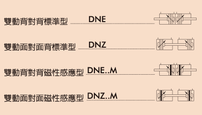 DNZ多位置鋁合金氣缸