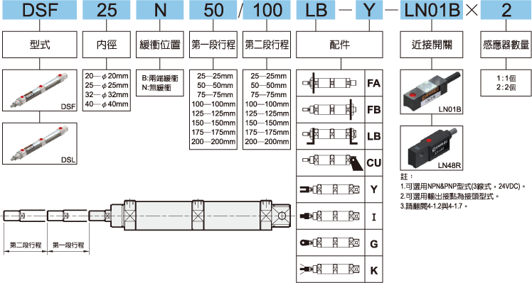 DSF標示法