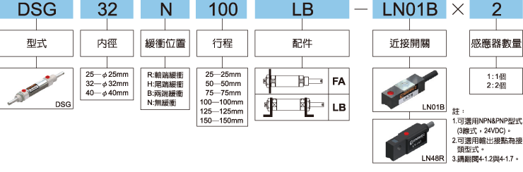 DSG標示法