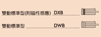 DW鋁合金空油作動缸